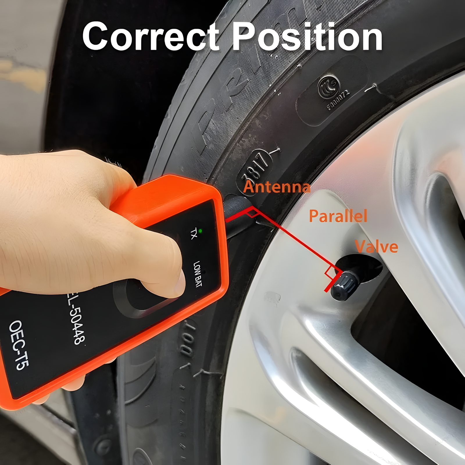 TPMS Tire Sensor Activation Tool 50448 Reset Procedure Handheld