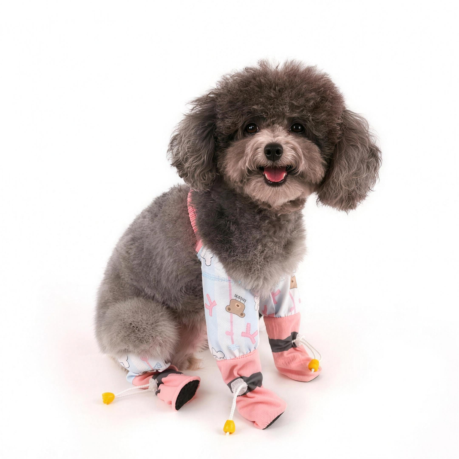 Waterproof Dog Leg Pants with Built-In Boots S-XXL 7 Prints