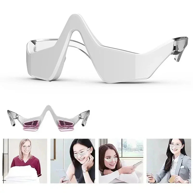 3D EMS Eye Massager with Red Light – Wearable Eye Care