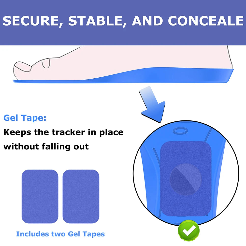 Hidden AirTag Shoe Insoles with Tracker Slot – Trim to Fit