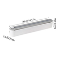 Magnetic Plastic Wrap & Foil Dispenser with Slide Cutter