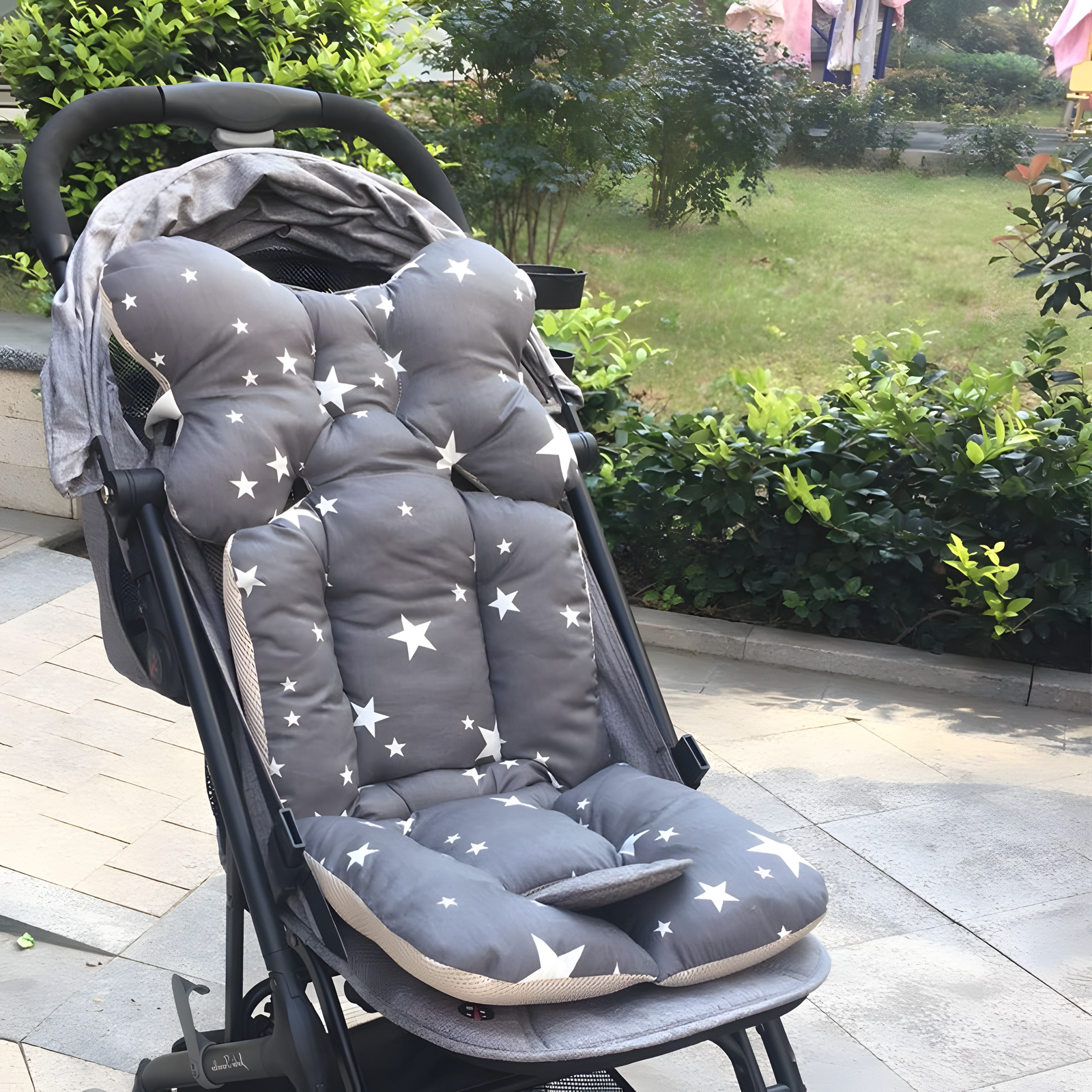 Reversible Stroller Cushion Soft Padded Baby Seat – 6 Designs