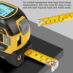 3-in-1 Laser Measure Tape - Digital Distance Meter with LCD Display