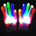 LED Light-Up Gloves with Fingertip Lights for Parties