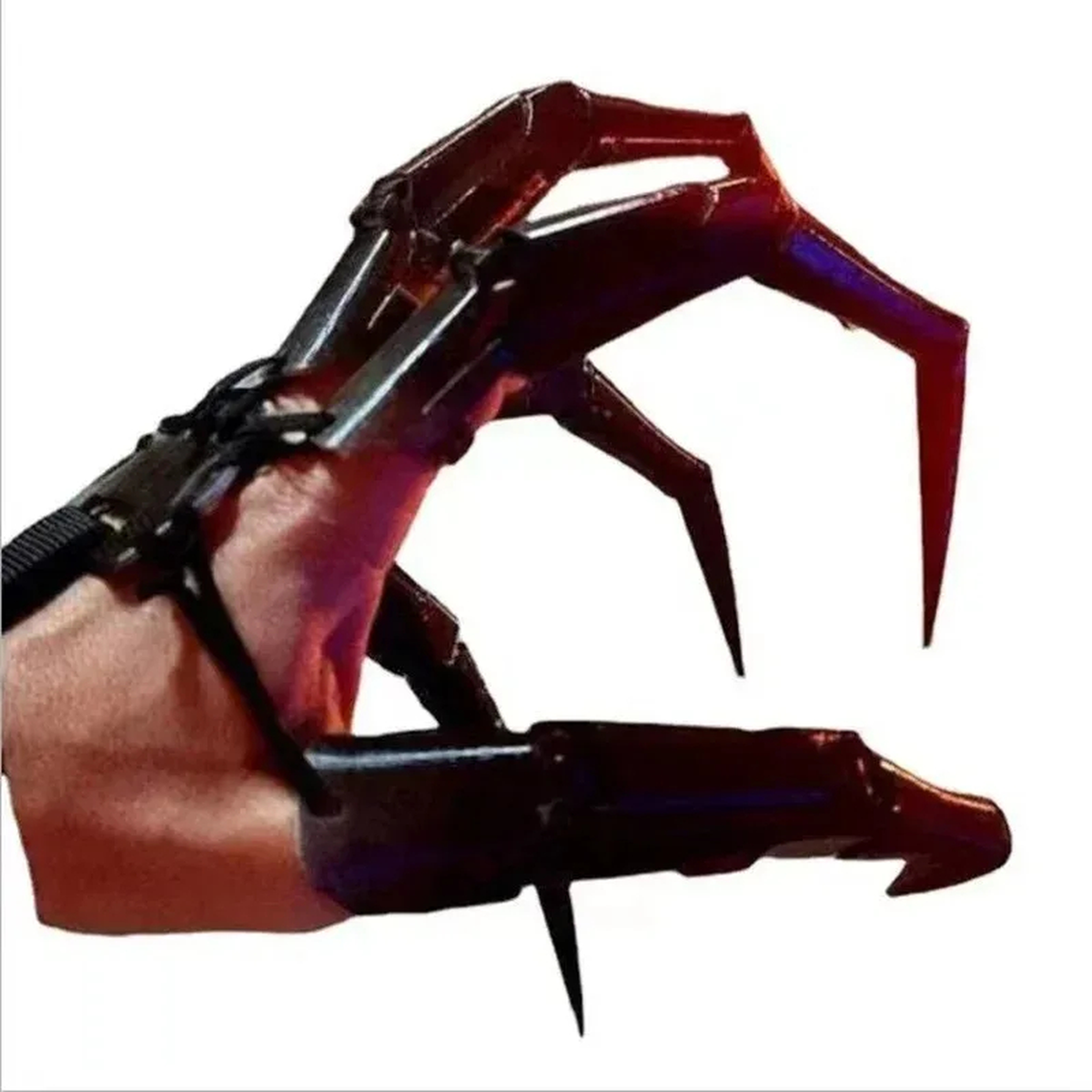 Articulated Skeleton Claw Hands for Halloween Costumes, Pair