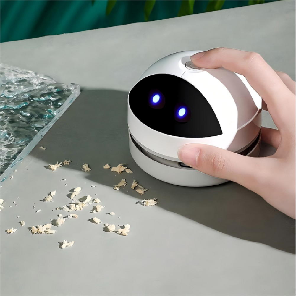 Mini Desktop Vacuum Cordless USB Keyboard Cleaner Portable