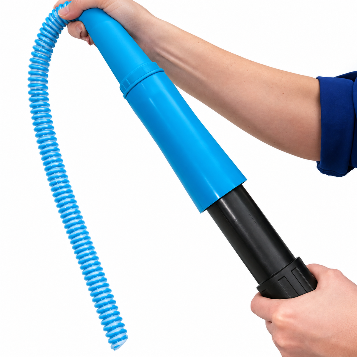 Flexible Vacuum Crevice Attachment with Hose and Adapters
