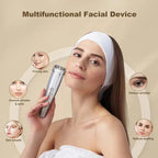 6-in-1 EMS Facial Beauty Device - RF, LED Light Therapy & Hot/Cold Modes - TradixPro