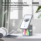 6-in-1 Magnetic Wireless Charging Station with Bluetooth Speaker & LED Light - TradixPro
