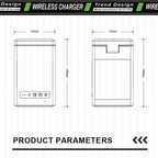 6-in-1 Magnetic Wireless Charging Station with Bluetooth Speaker & LED Light - TradixPro