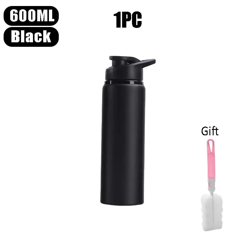600ml Stainless Steel Water Bottle - Leak-Proof Sports Bottle for Outdoor - TradixPro
