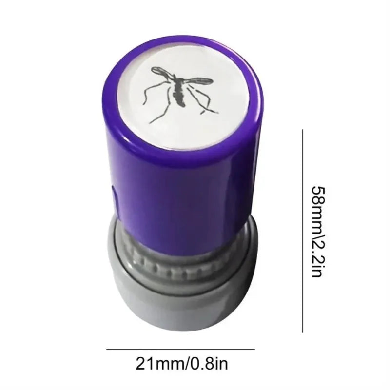 Funny Mosquito Stamp Prank Toy with Washable Ink