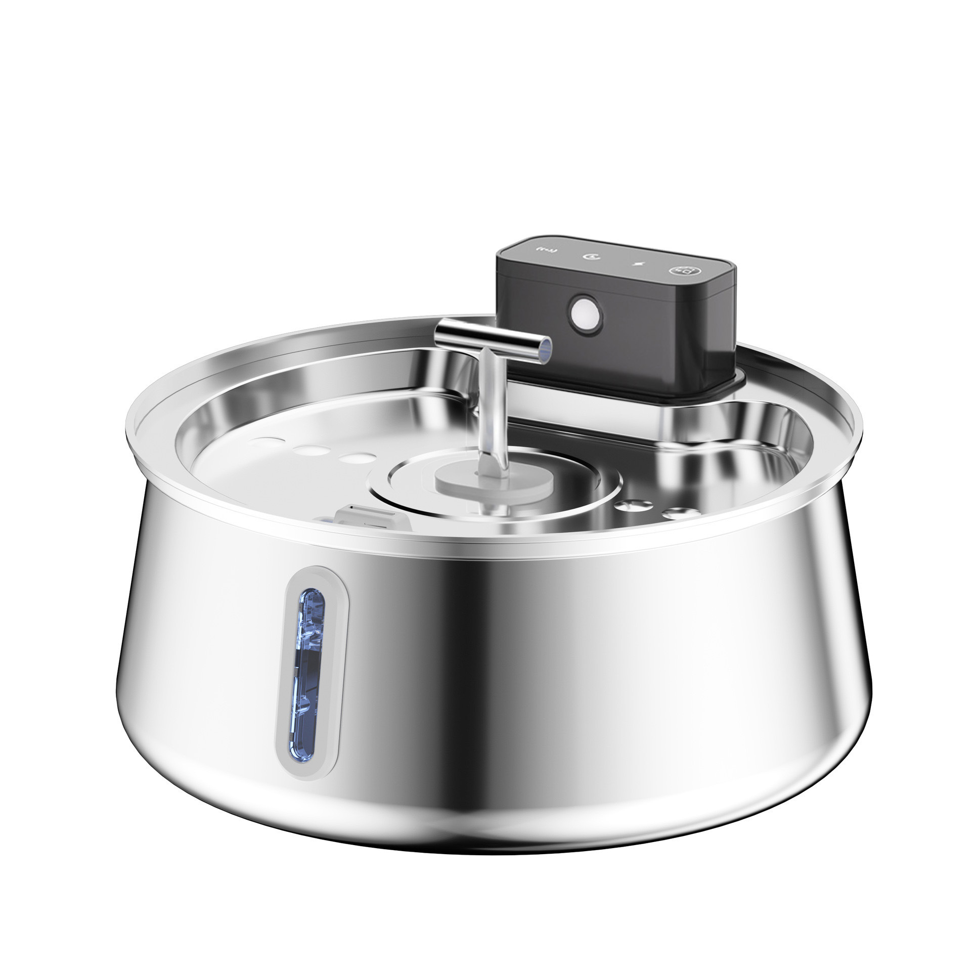 4L Stainless Steel Cat Water Fountain with Motion Sensor