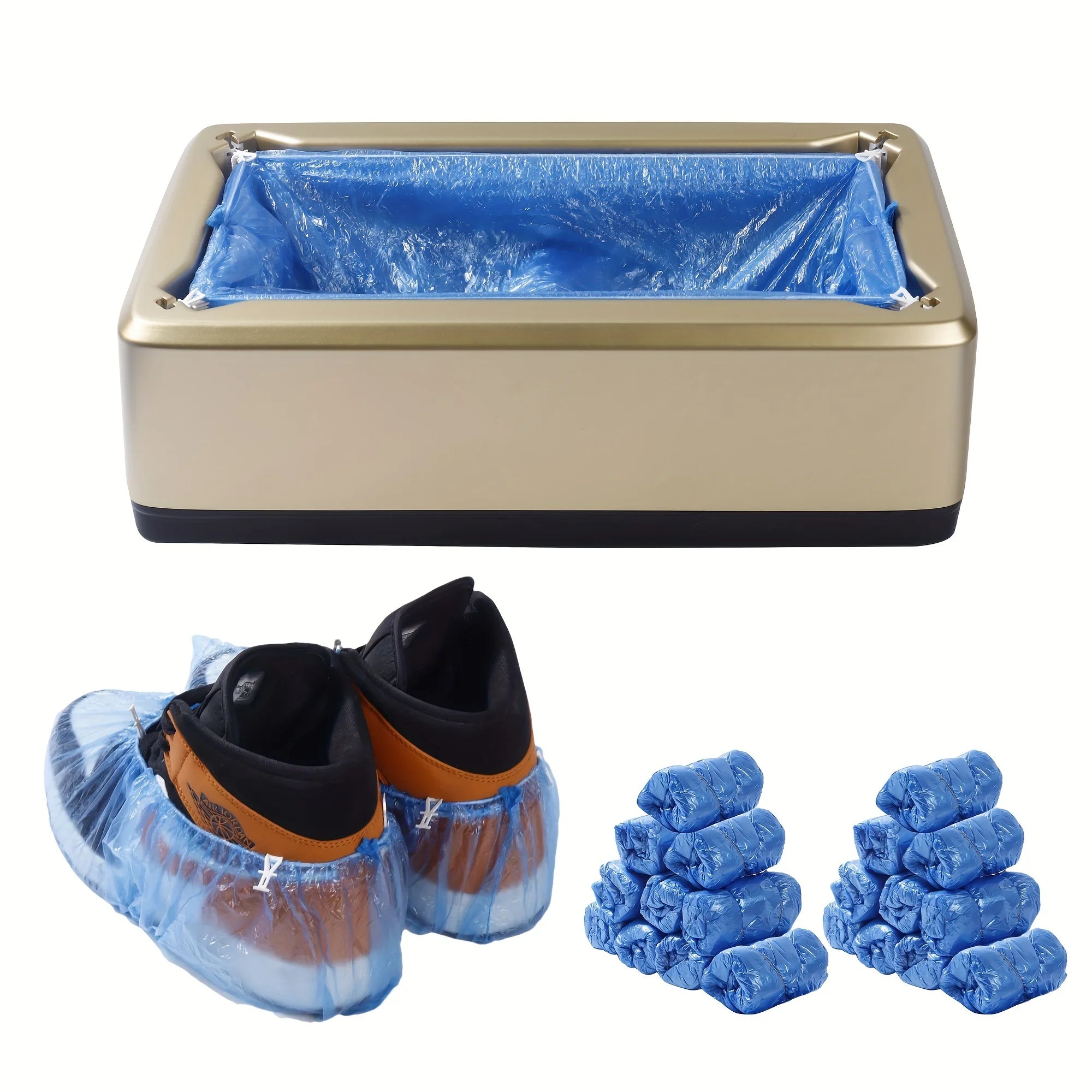 Automatic Shoe Cover Dispenser – Hands-Free | No Electricity