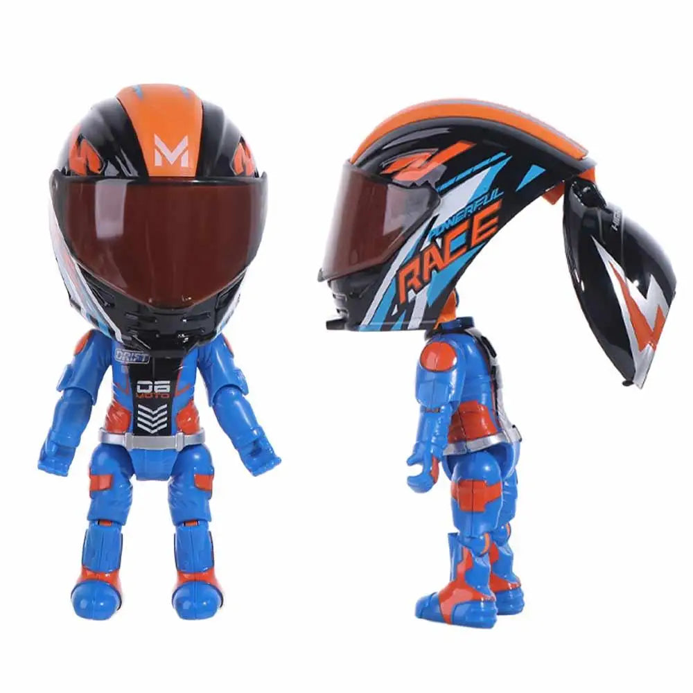 Transforming Rider Action Figure – Alloy Helmet-to-Rider 12cm