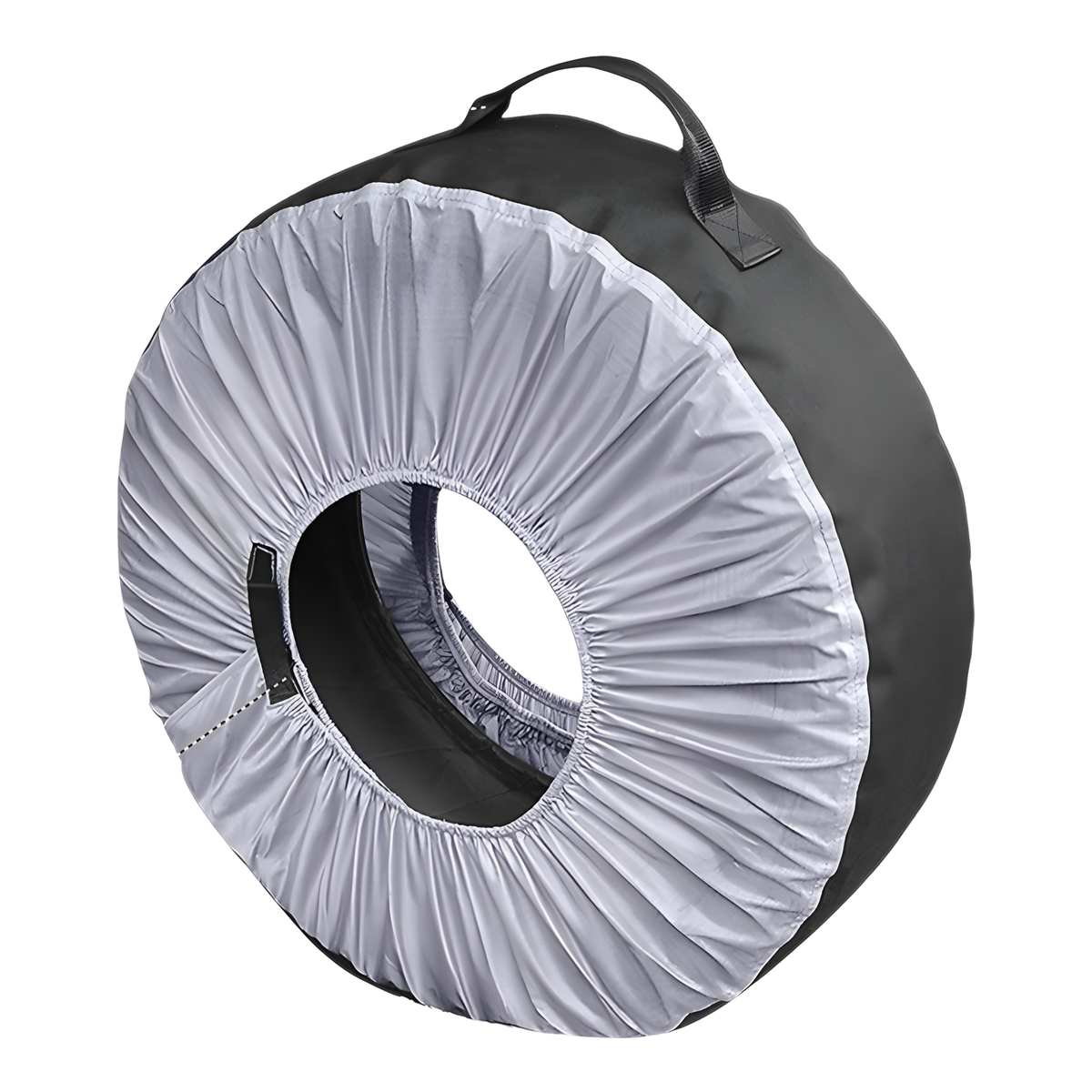 Adjustable Tire Storage Covers Set of 4 with Carry Handles