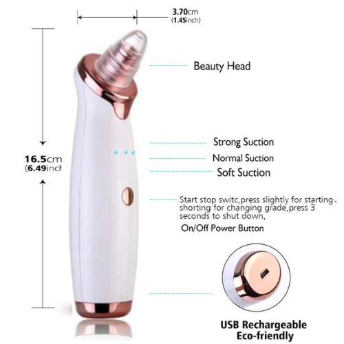 Blackhead Removal Suction Tool - Electric Pore Vacuum Cleaner
