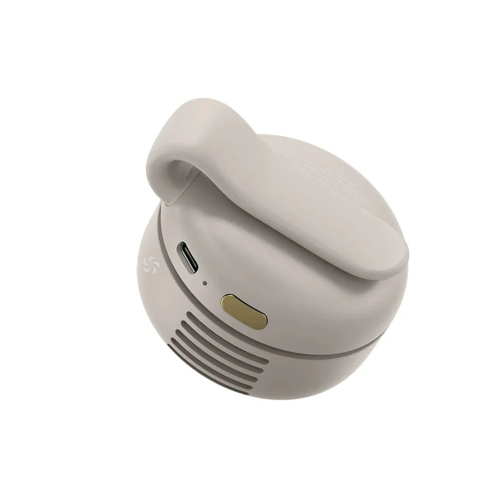 Mini Bladeless Clip-On Fan USB Rechargeable 3-Speed