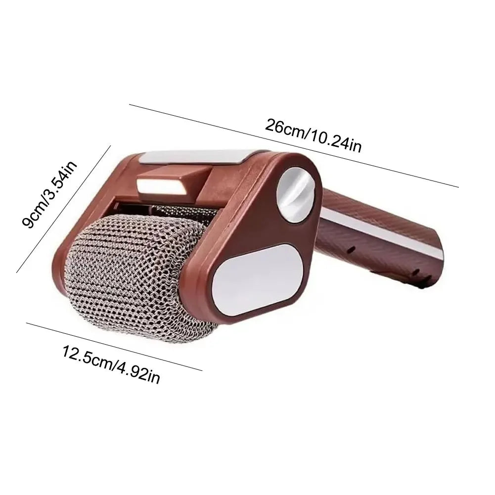 Rechargeable Electric Grill Brush Cleaner - Bristle-Free Roller