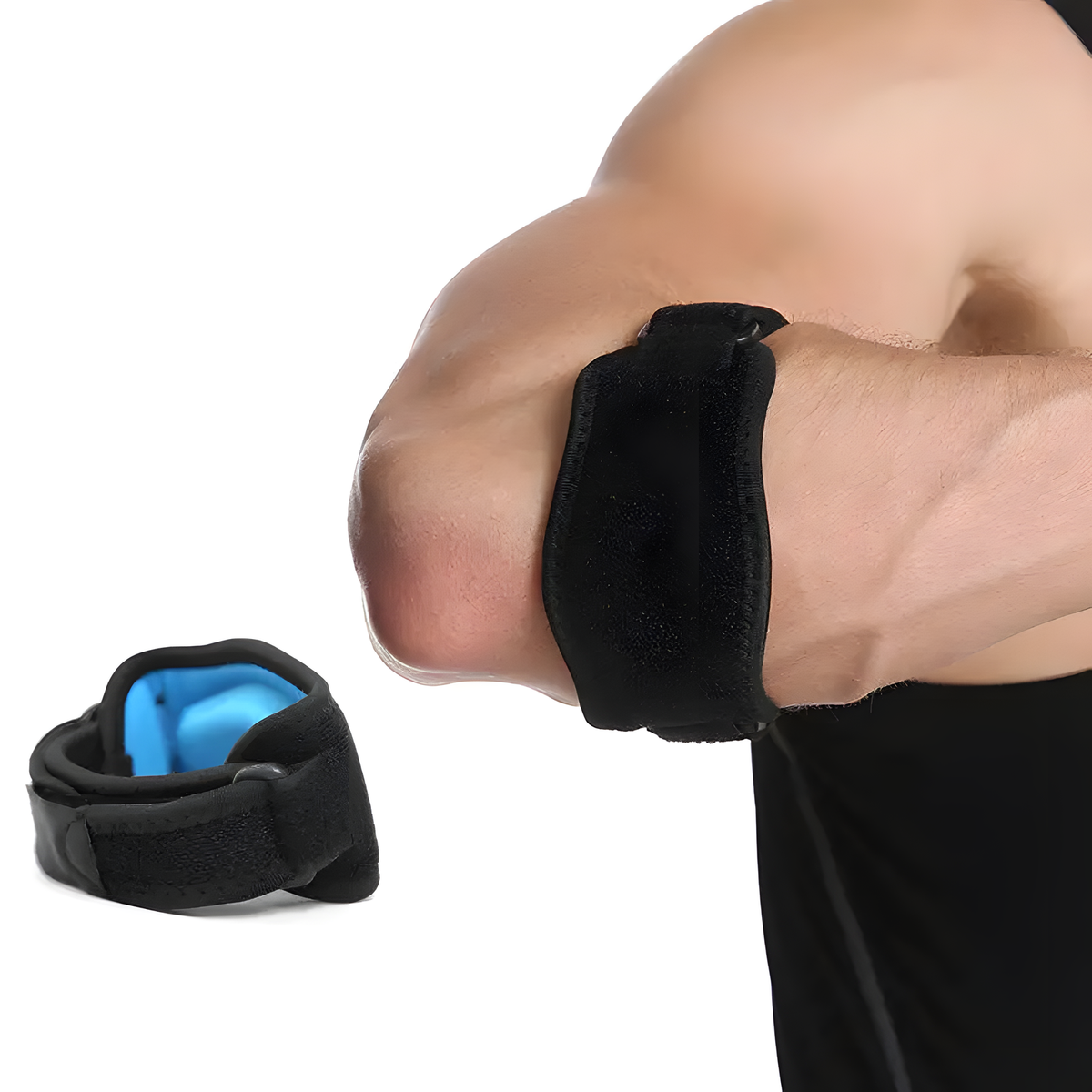 Adjustable Sports Elbow Support Strap with Cushioned Pad