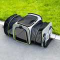 Expandable Mesh Pet Travel Carrier for Cats and Small Dogs
