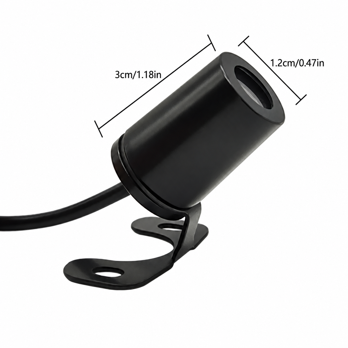 Motorcycle Angel Wing LED Projector Lights, Wired 2-Pack