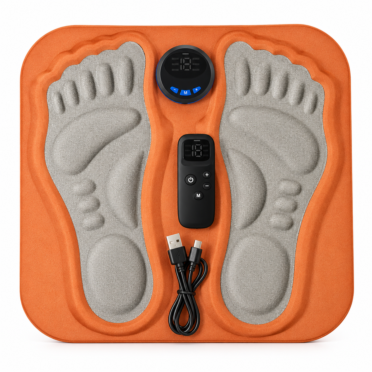EMS Foot Massage Mat with Six Modes and 15 Intensity Levels