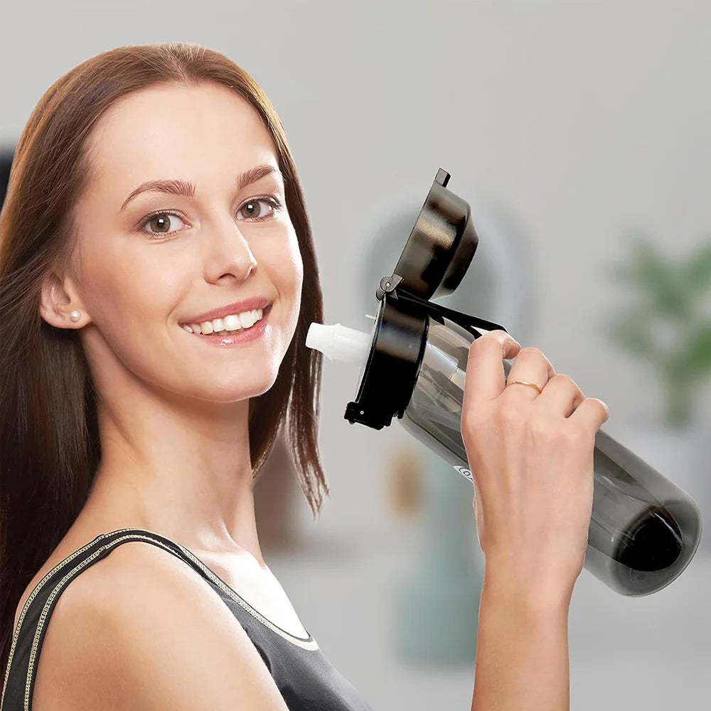 Flavored Water Bottle 650ml - Fruit Infuser Hydration Bottle BPA-Free