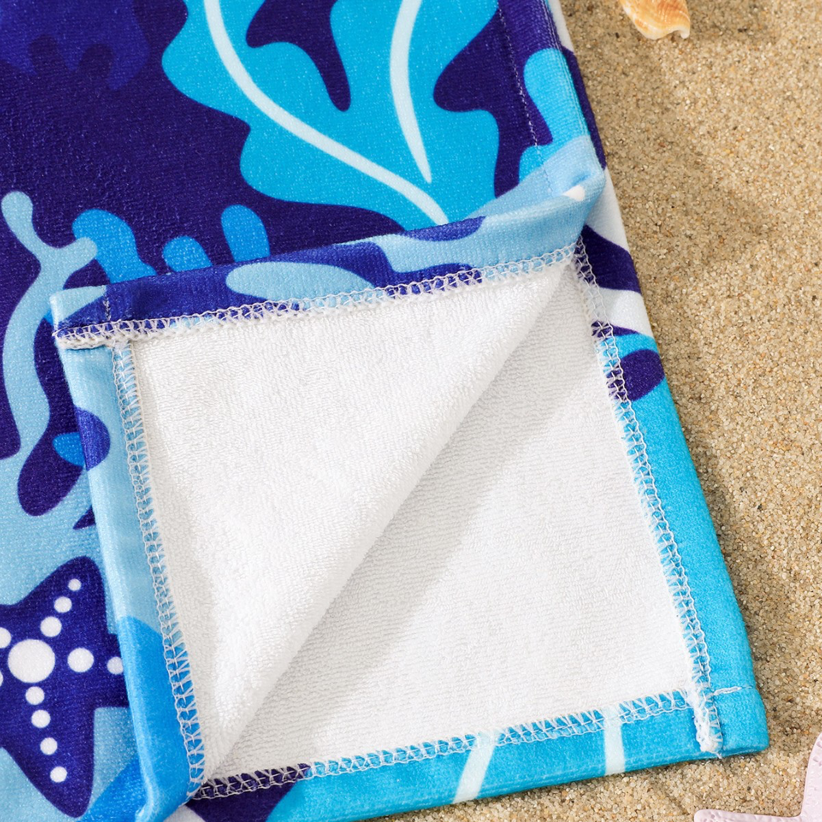 Kids Hooded Beach Towel Poncho Shark Mermaid Dinosaur Princess