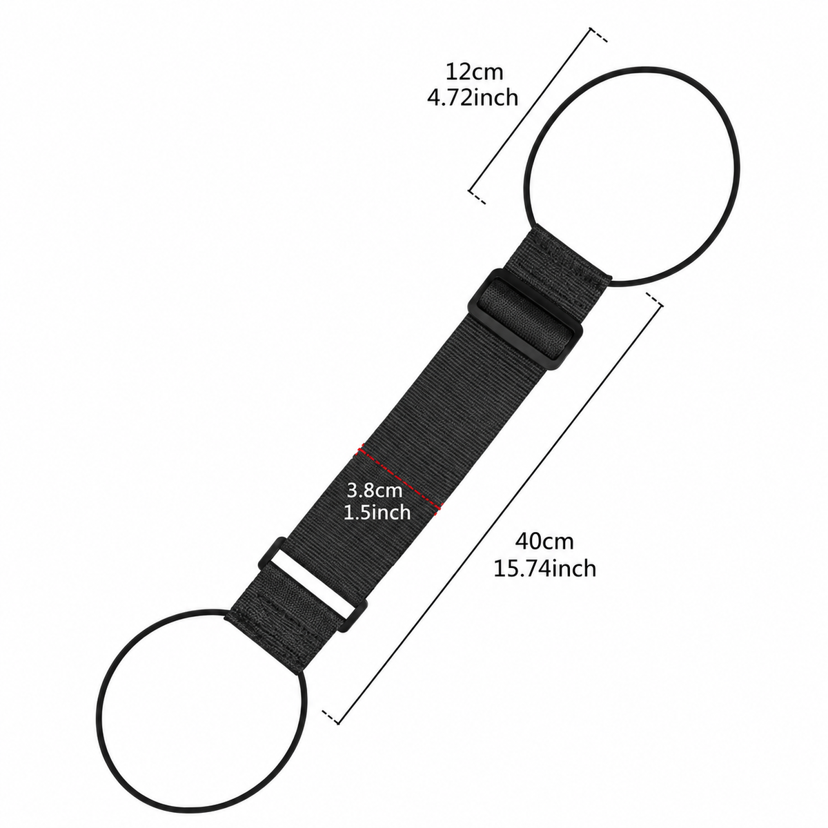 Luggage Connector Strap, Adjustable Band and Elastic Loops
