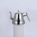 Stainless Steel Teapot with Removable Filter and Hinged Lid