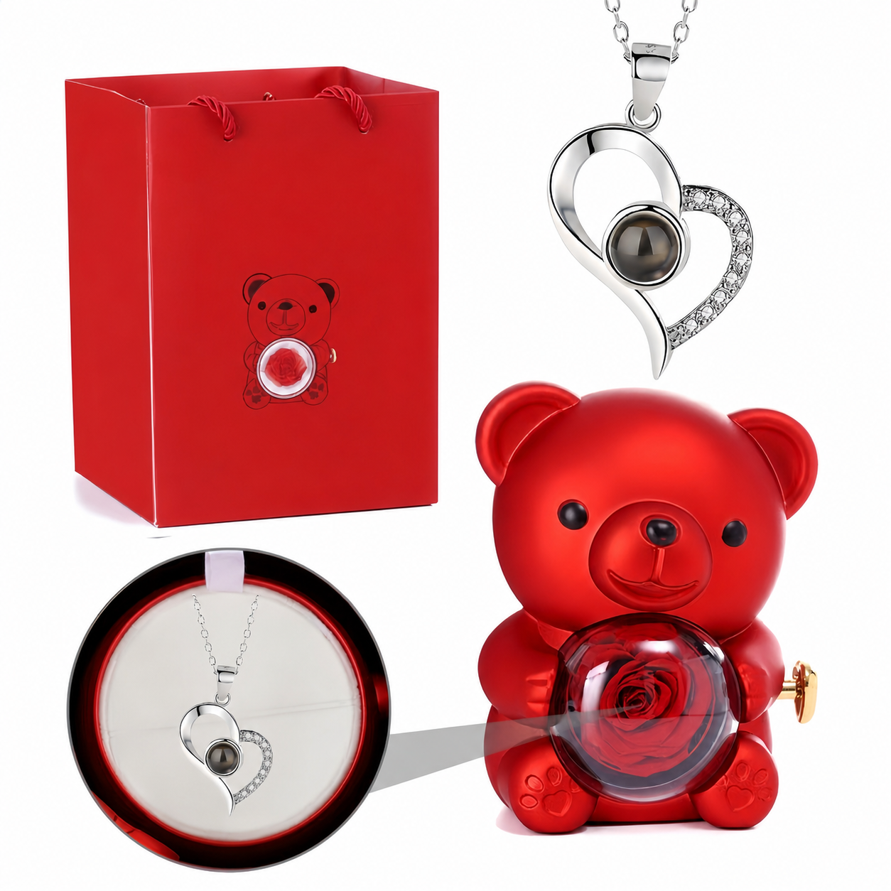 Projection Gift Necklace with Photo Inside – Keepsake