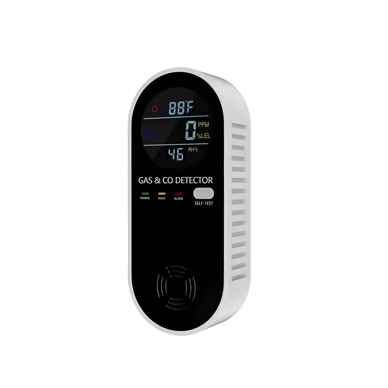 Portable Gas & CO Detector with Alarm – Plug-In Safety Monitor