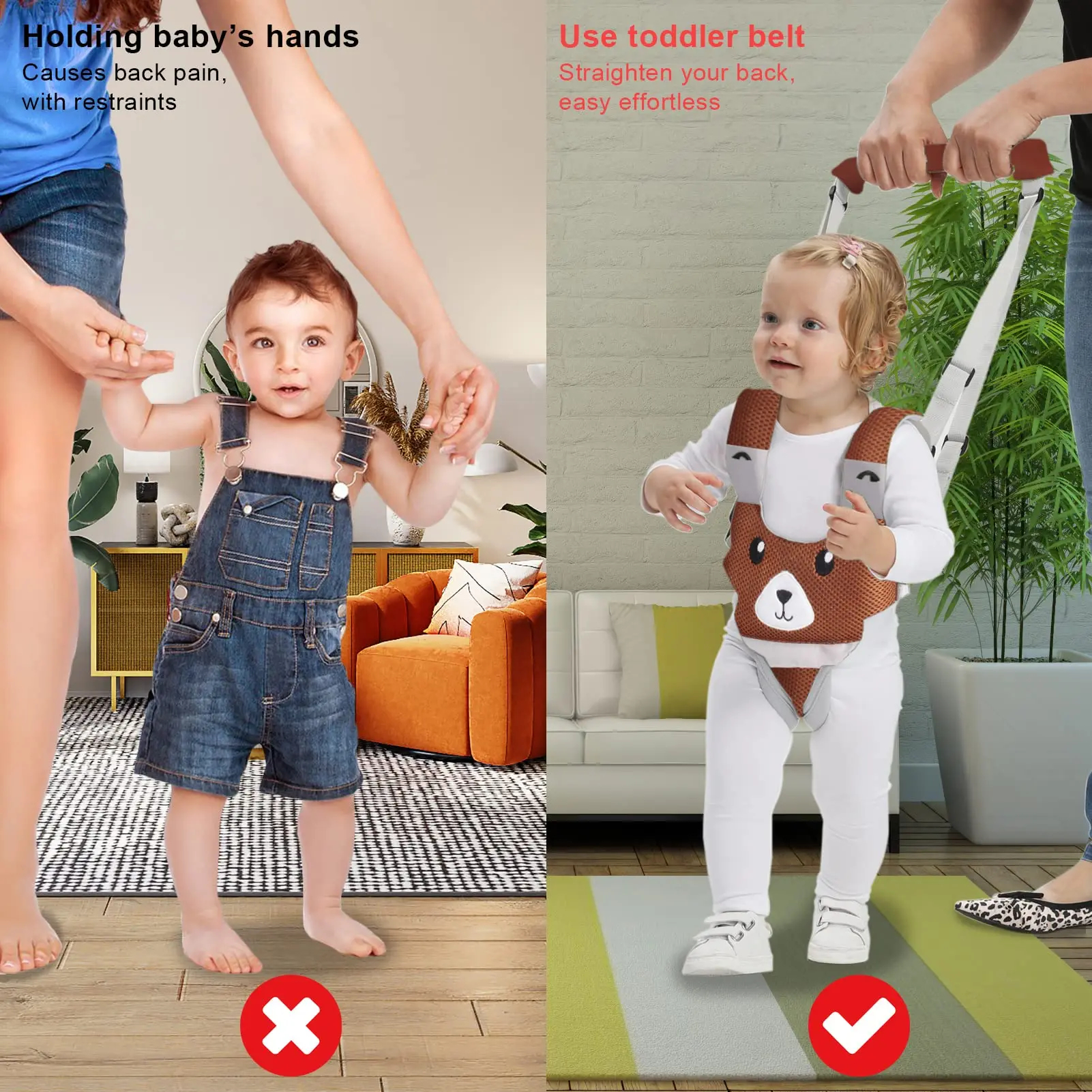Baby Walking Harness with Leash – Toddler Safety Backpack