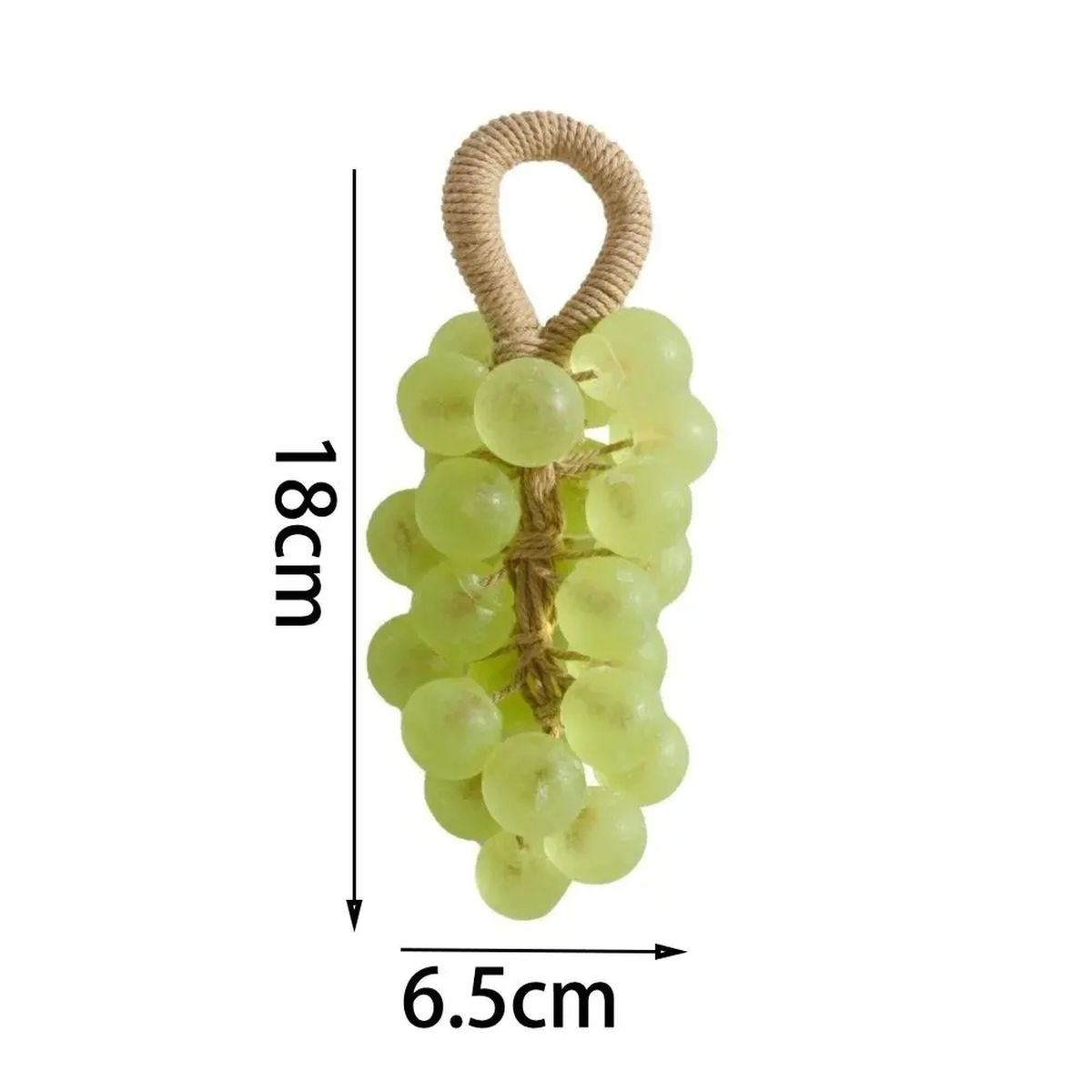 Crystal Grape Cluster Soap, Brown Cotton Hanging Loop, 160g