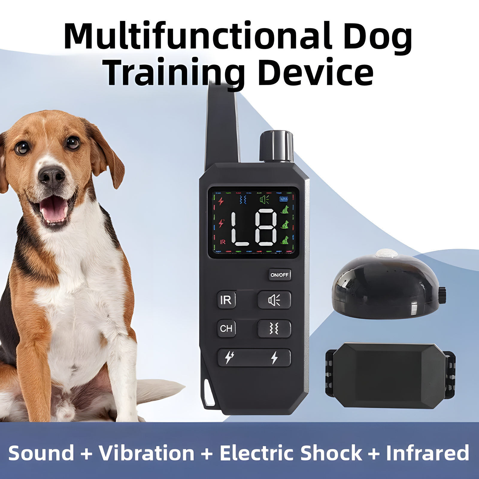 Remote Dog Training Collar with Sound & Vibration Control