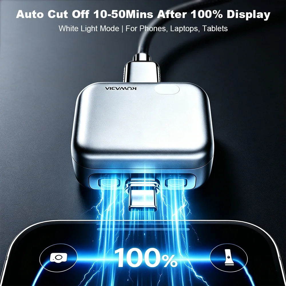 Auto Disconnect USB-C Charger Adapter for Battery Protection