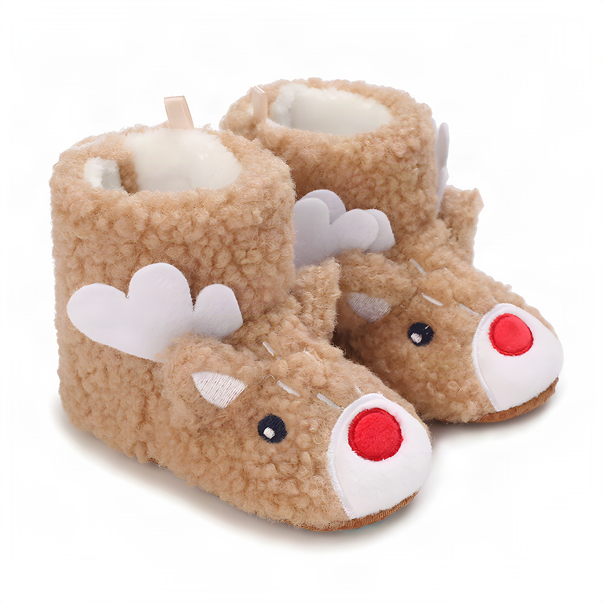Soft Christmas Baby Booties in 11, 12 and 13 cm Size Options