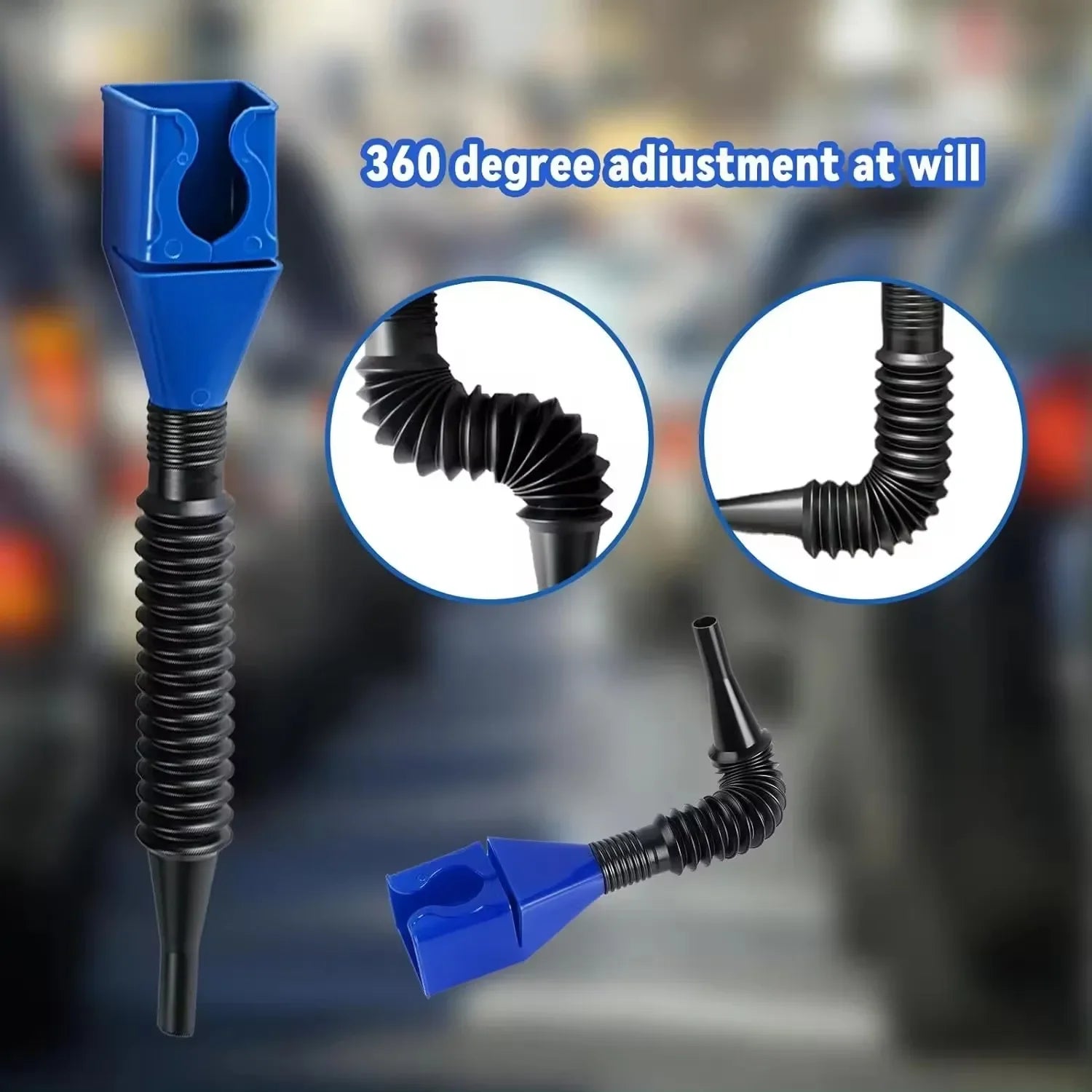 Universal Oil Fuel Funnel Set ABS Chemical-Resistant 1-5pcs