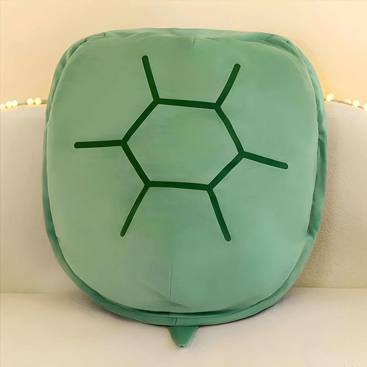 Wearable Turtle Shell Plush Cushion for Reading and Lounging