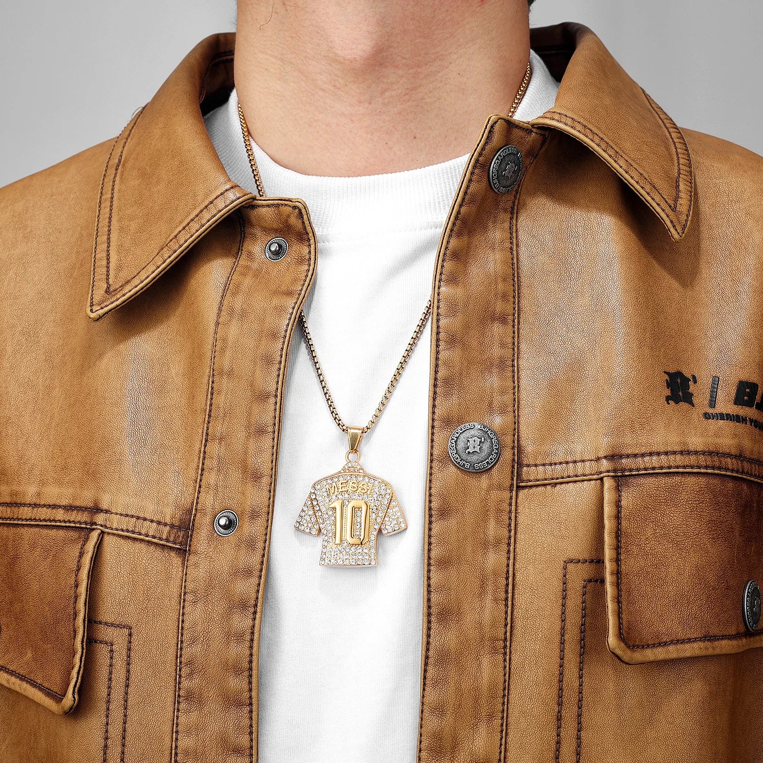 Soccer Jersey Pendant Necklace – Titanium Steel Fan Gift