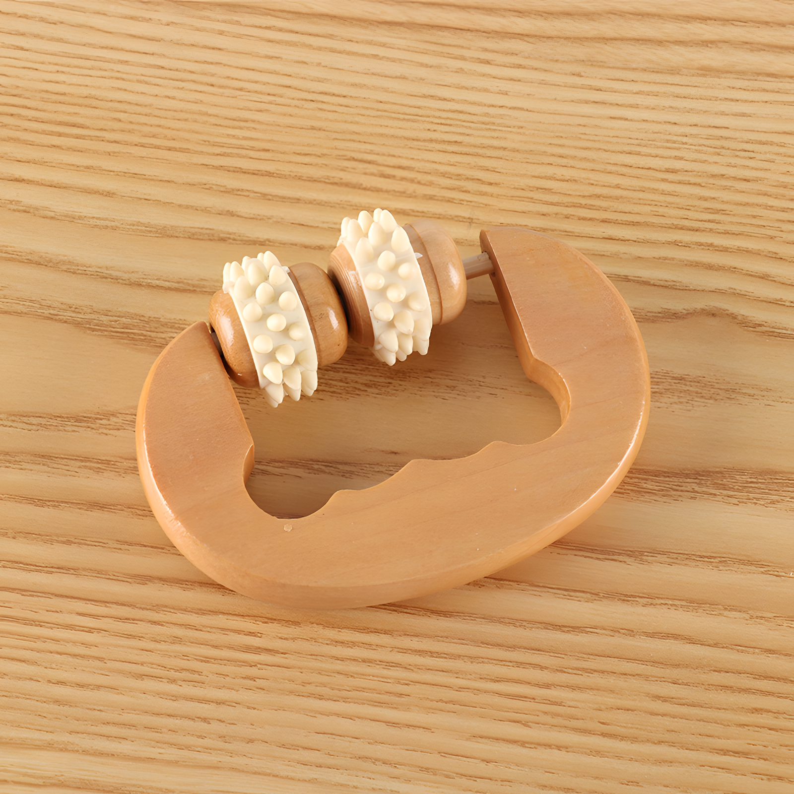 Wooden Roller Leg Massager – Manual Foot & Calf Massage Tool