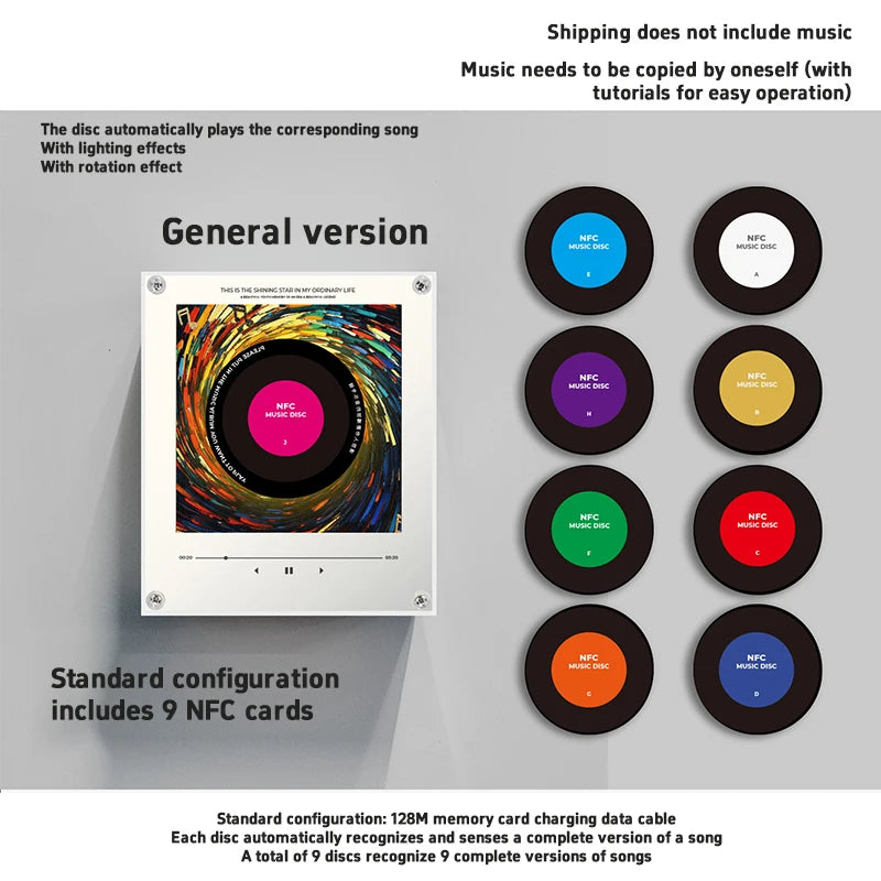 NFC Fridge Music Player Magnet – Touch & Play
