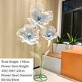 180 cm Artificial Poppy Flower Stand for Elegant Home Decor