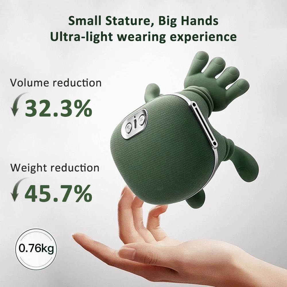Bionic Hand Neck & Shoulder Massager with Heat 3 Speeds