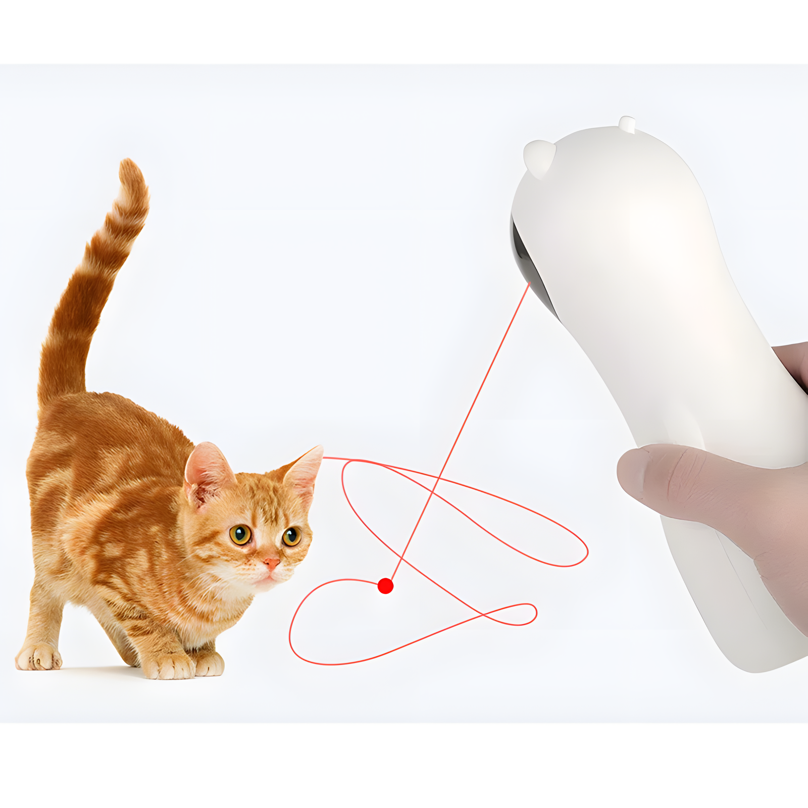 Automatic Laser Cat Toy Bear Shape with Timer Function