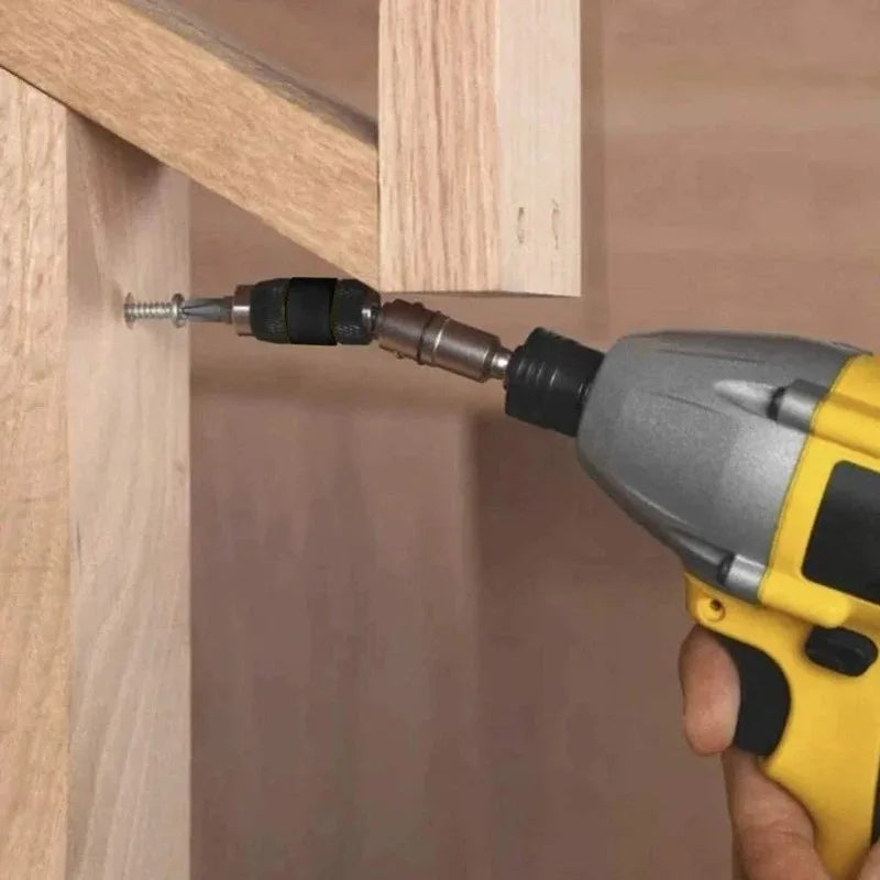 Magnetic Pivoting Drill Bit Adapter – 20° Flex Angle Driver