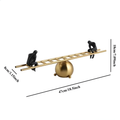 Minimalist Balance Figurine Ladder Sculpture Desk Decor