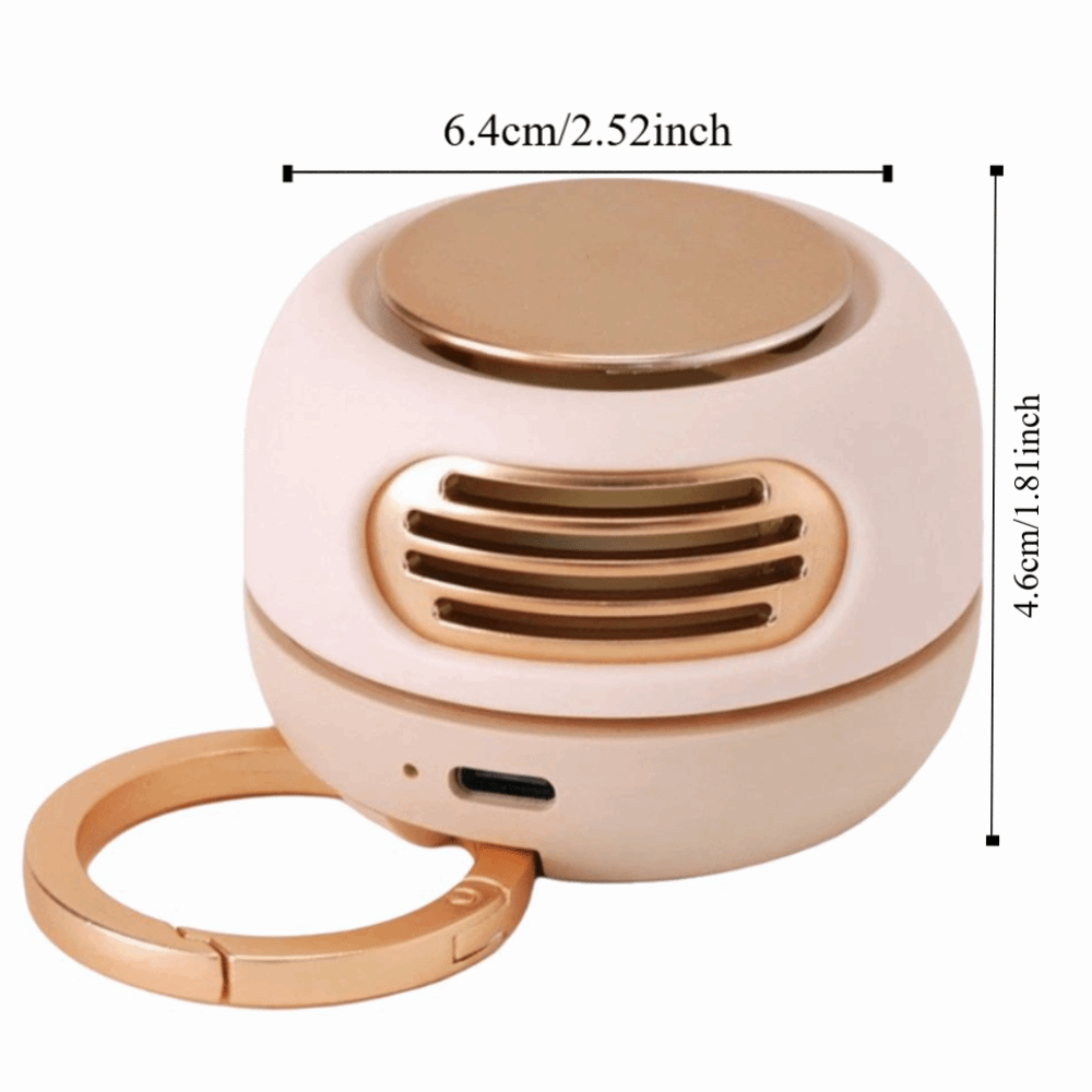 Mini Bladeless Pocket Fan USB Rechargeable 4 Colors Portable