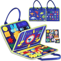 Portable Travel Activity Busy Board with Buckles and Laces